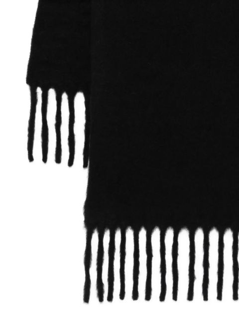 TOTEME Fuzzy scarf - Black