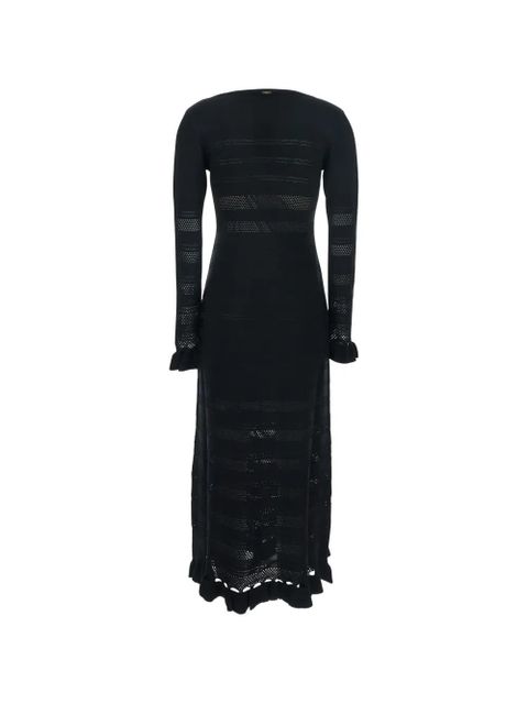 TWINSET ruffled-detail dress - Black - zdjęcie produktu nr 2