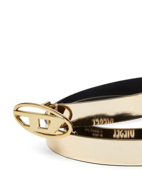Diesel B-1DR leather belt - Gold