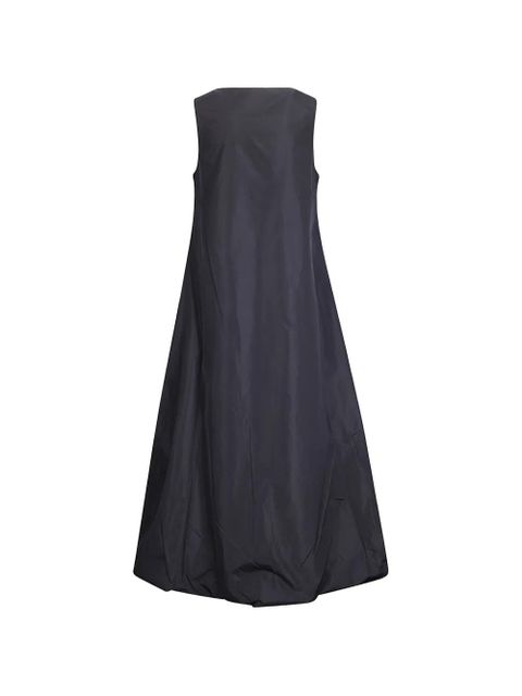 Róhe sleeveless A-line midi dress - Black - zdjęcie produktu nr 2