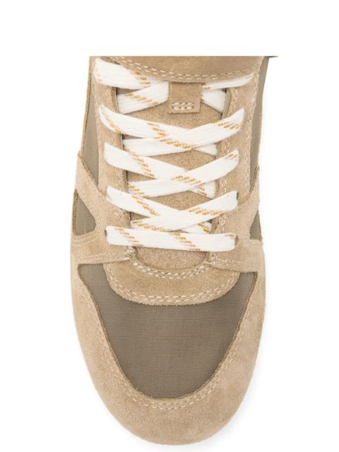ISABEL MARANT Senny panelled hi-top sneakers - Neutrals