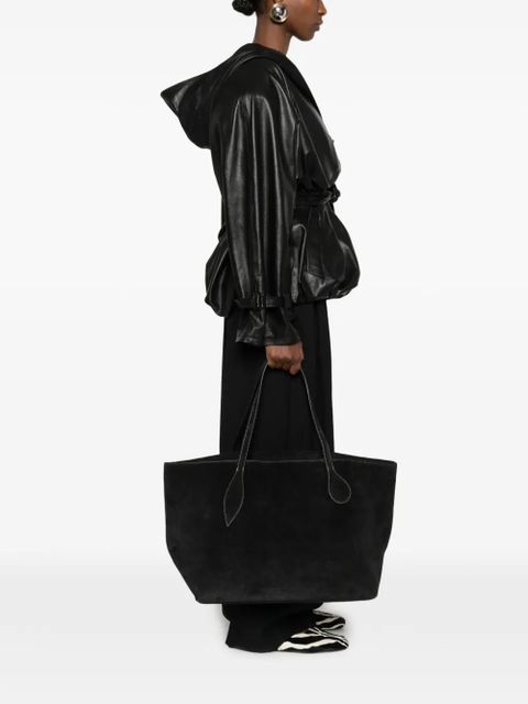 Liffner Mega Sprout suede tote bag - Black - zdjęcie produktu nr 2