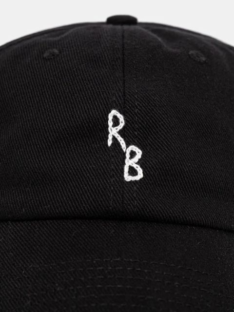 Ruslan Baginskiy czapka z daszkiem bawełniana kolor czarny gładka BSB033/041-C