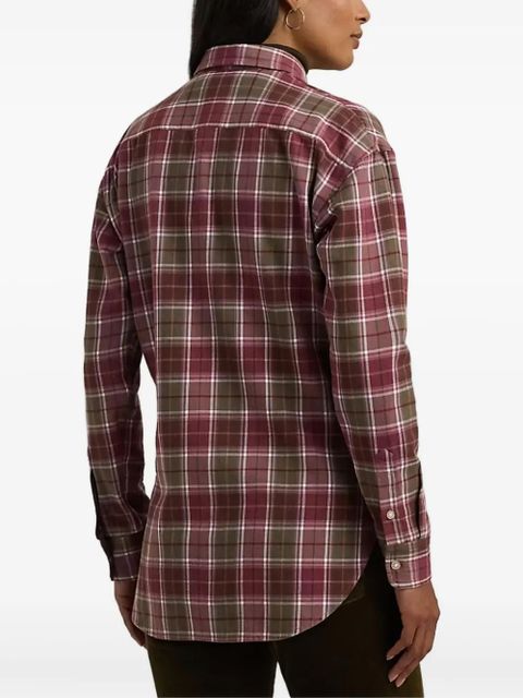 Lauren Ralph Lauren checked button-down shirt - Red