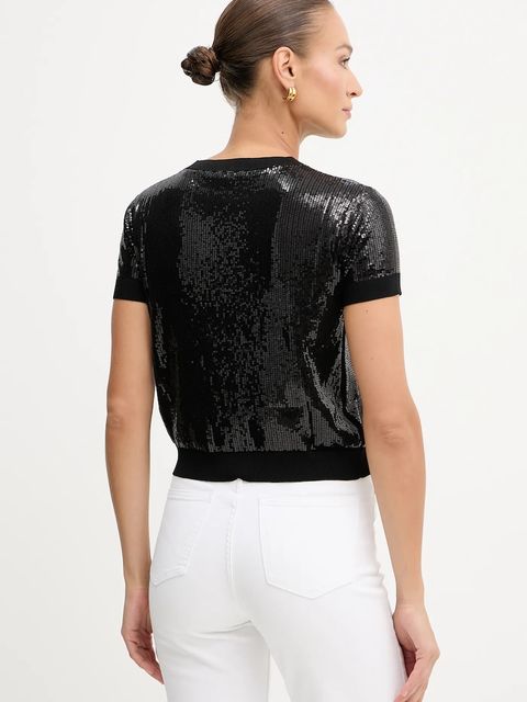 Guess t-shirt JUNIPER damski kolor czarny W5YR21 Z3E70 - zdjęcie produktu nr 2