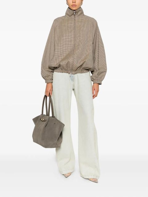 The Frankie Shop zipped patterned jacket - Neutrals - zdjęcie produktu nr 2