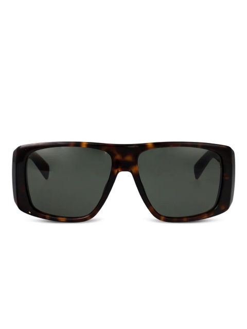 Saint Laurent Eyewear rectangle-frame sunglasses - Brown - zdjęcie produktu nr 1