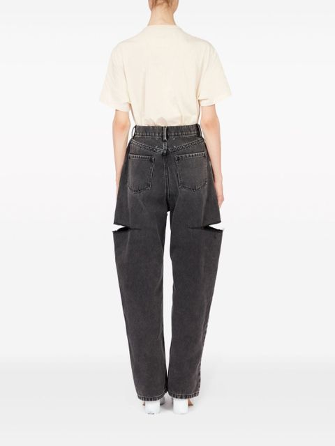 Maison Margiela high-rise tapered jeans - Black