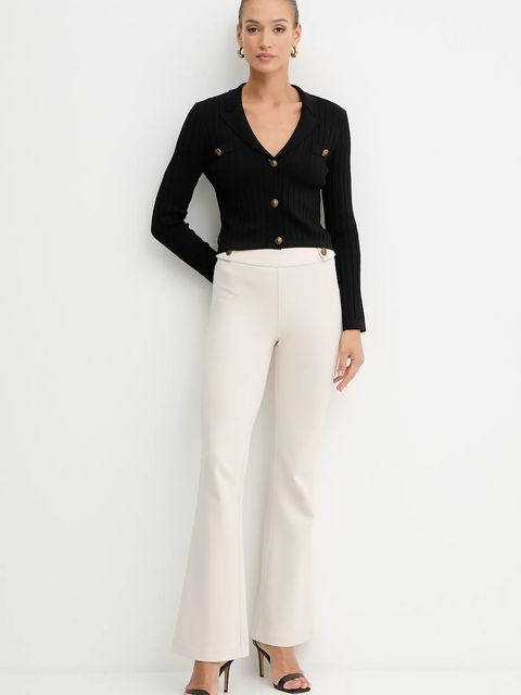 Guess kardigan FELICITY damski kolor czarny lekki W5YR11 Z0130