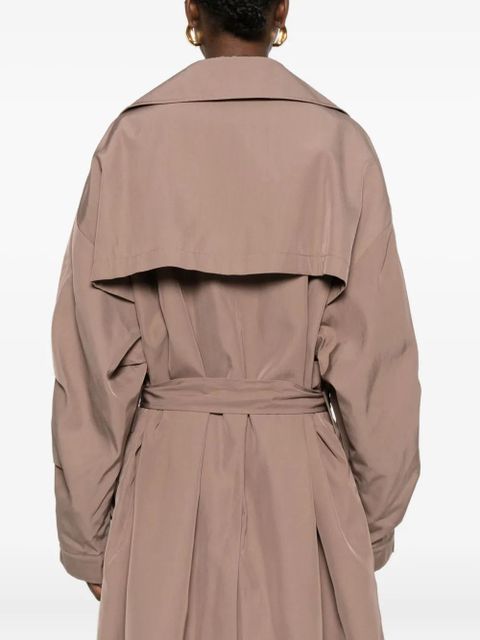 The Frankie Shop double-breasted belted trench coat - Brown - zdjęcie produktu nr 2