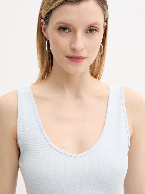 G-Star top bawełniany kolor niebieski D26226-D275