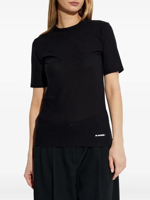 Jil Sander logo-print cotton t-shirt - Black - zdjęcie produktu nr 2