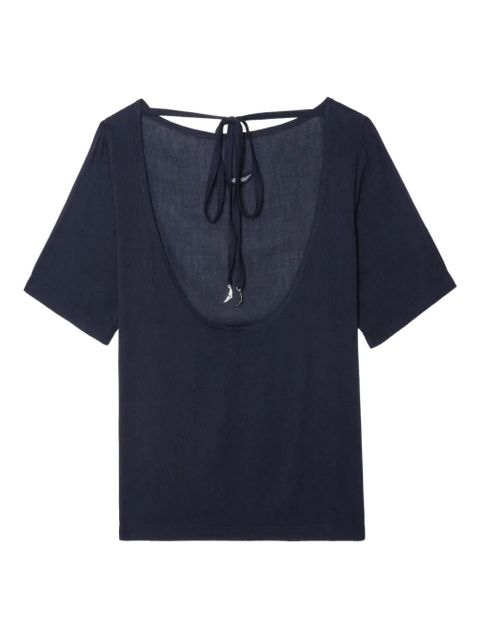 Zadig&Voltaire Ella T-shirt - Blue - zdjęcie produktu nr 1