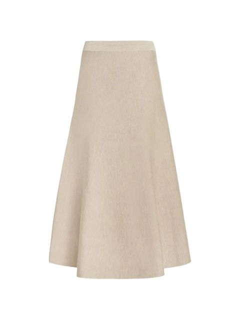 Gabriela Hearst Freddie knit skirt - Neutrals - zdjęcie produktu nr 1