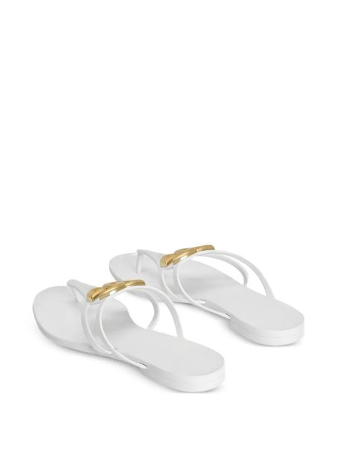 Dolce & Gabbana logo-detail slides - White
