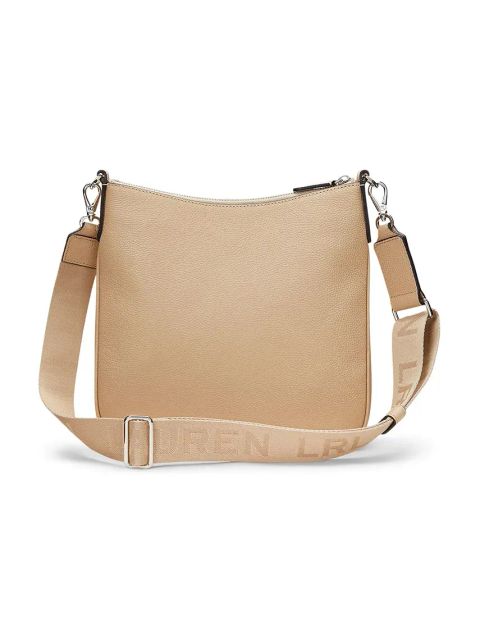 Lauren Ralph Lauren torebka skórzana kolor beżowy 431970152