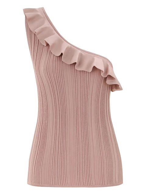 ZIMMERMANN Lucky metallic frill top - Pink - zdjęcie produktu nr 1