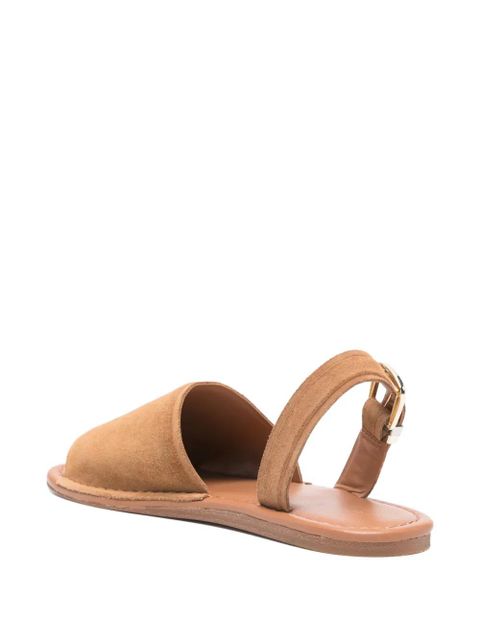 Maje buckle detail sandals - Brown