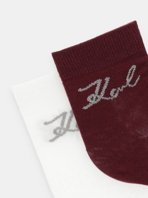 Karl Lagerfeld skarpetki 5-pack K/SIGNATURE kolor biały A4W47032 - zdjęcie produktu nr 2