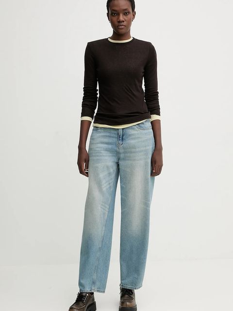 Miss Sixty longsleeve z dodatkiem wełny 2-pack kolor brązowy 6S3SJ3360A