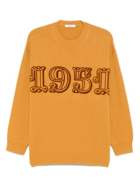 Max Mara crew-neck sweater - Yellow - zdjęcie produktu nr 1