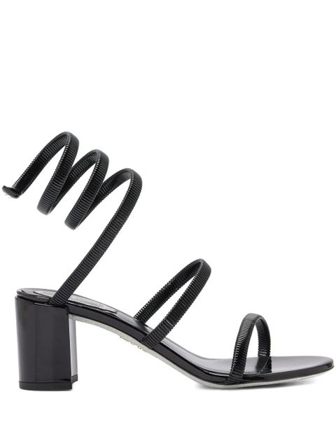 René Caovilla leather sandals - Black - zdjęcie produktu nr 1