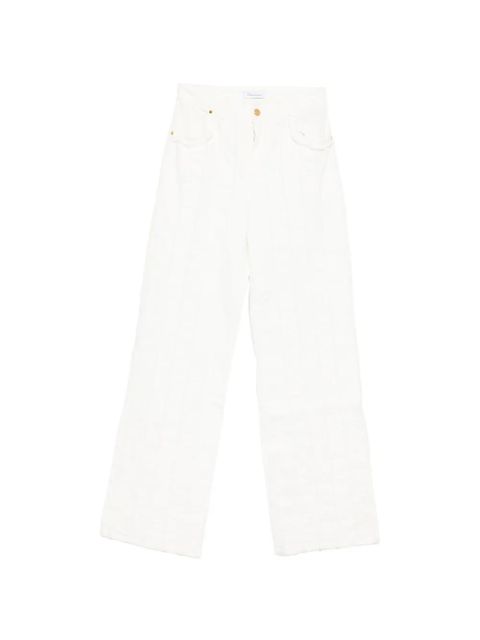Blumarine fringed jeans - White - zdjęcie produktu nr 1