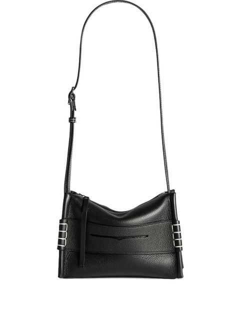 JW Anderson Messenger hammered strap detail shoulder bag - Black - zdjęcie produktu nr 1