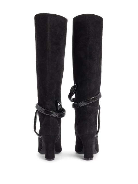 René Caovilla suede boots - Black
