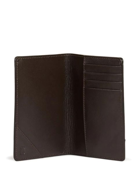 SANDRO suede leather wallet - Brown