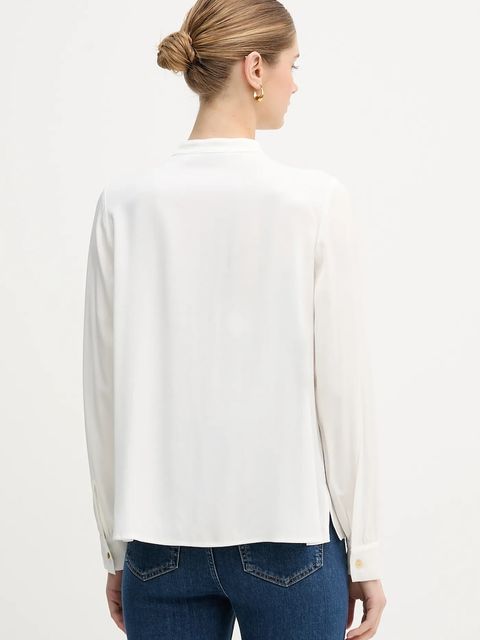 Tommy Hilfiger bluzka damska kolor beżowy gładka WW0WW48178