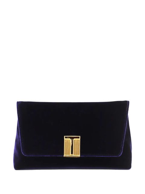 TOM FORD velvet cross body bag - Blue - zdjęcie produktu nr 1