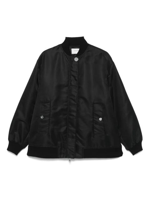 Sportmax button-up bomber jacket - Black - zdjęcie produktu nr 1