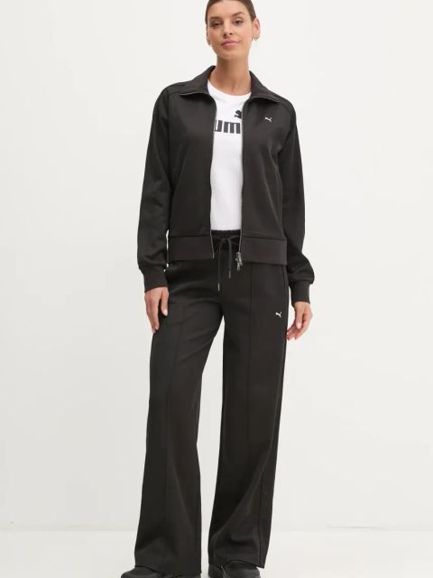 Puma t-shirt bawełniany damski kolor beżowy 682370