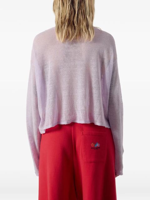 American Vintage V-neck sweater - Purple