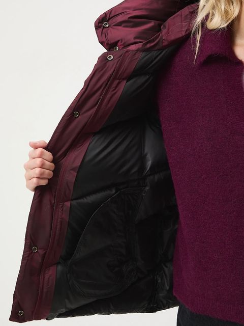 Medicine kurtka puchowa kolor bordowy