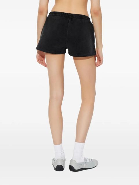 MISBHV logo-detail cotton mini shorts - Black