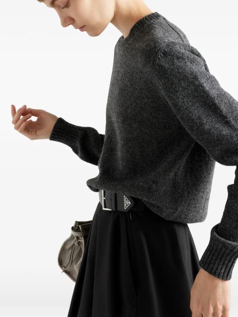 Prada chino circle midi-skirt - Black