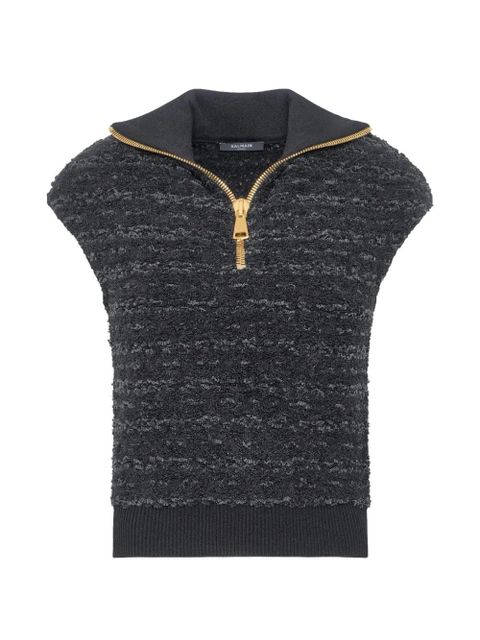 Balmain tweed top - Black - zdjęcie produktu nr 1