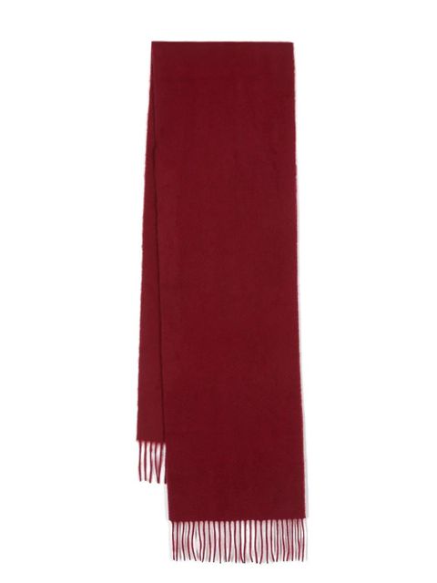 Aspinal Of London fringed cashmere scarf - Red - zdjęcie produktu nr 1