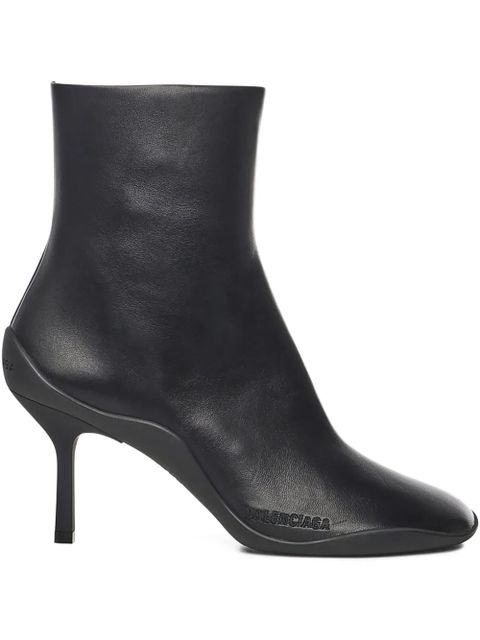Balenciaga 80mm square-toe leather boots - Black - zdjęcie produktu nr 1