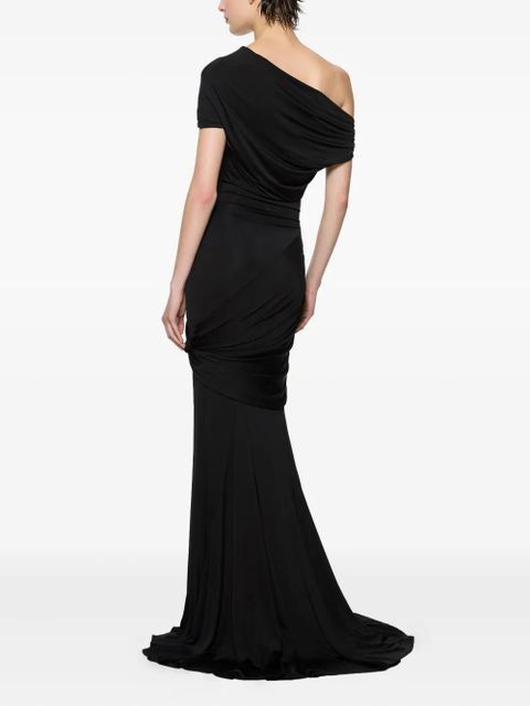Paris Georgia Pascal one-shoulder maxi dress - Black - zdjęcie produktu nr 2