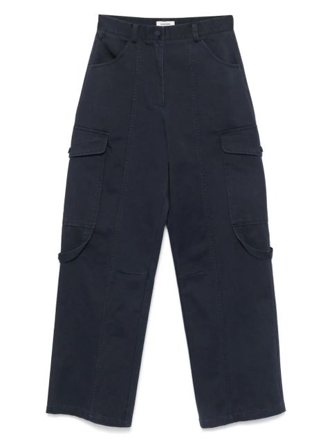SANDRO cotton trousers - Blue - zdjęcie produktu nr 1