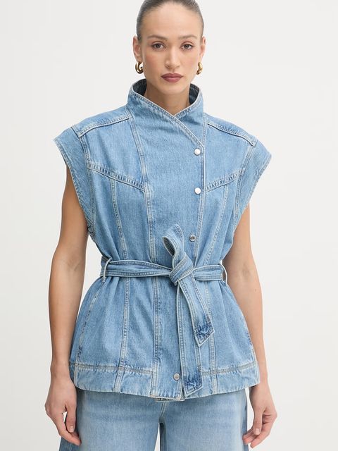 BOSS Orange bezrękawnik damski jeansowy C VEST - zdjęcie produktu nr 2