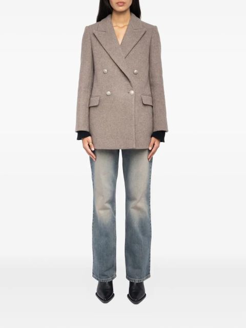 Zadig&Voltaire Miew double-breasted buttoned coat - Neutrals - zdjęcie produktu nr 2