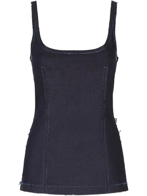 Marni denim corset top - Blue - zdjęcie produktu nr 1