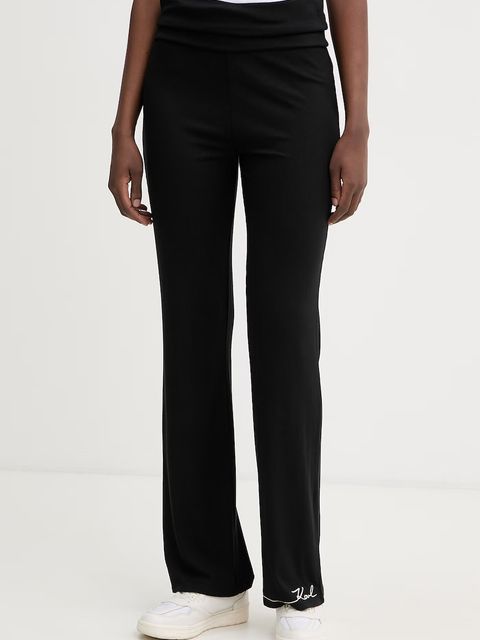 Karl Lagerfeld spodnie damskie z wiskozą - zdjęcie produktu nr 2