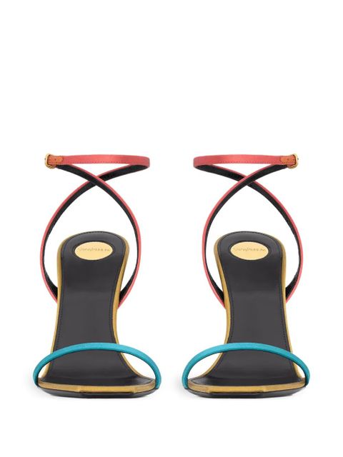 Saint Laurent 110mm Dominique strappy sandals - Blue - zdjęcie produktu nr 2