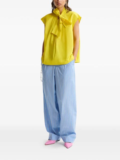 Essentiel Antwerp bow-detail sleeveless blouse - Yellow - zdjęcie produktu nr 2