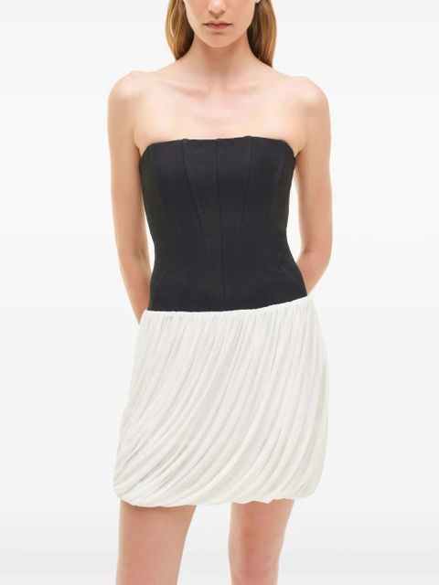 Simkhai Josie strapless draped dress - Black